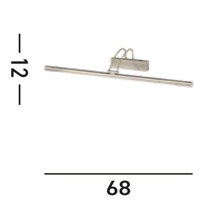 Searchlight SchilderijverlichtingPicture 68cm antiek brons - 8343AB