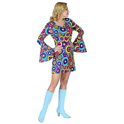 Jaren 70 Groovy Jurk Cirkels