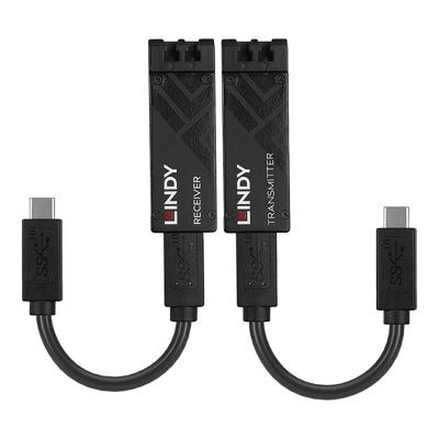 Lindy 43312 optische USB-C 3.1 verlengkabel tot 100m