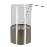 Esschert design Bioethanol tafelhaard rond rvs - thumbnail