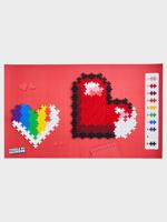 Plus-Plus puzzle by number hart: 250 stuks (3911) - thumbnail