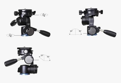 Sirui FD-01 statiefkop 4-assig
