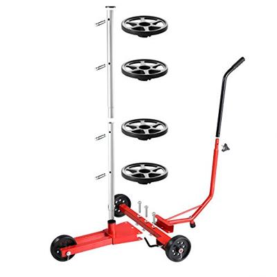 Velgenboom mobiel rood aluminium tot 225mm bandbreedte