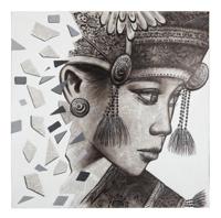 MUST Living Wandpaneel 'Balinese girl Ketut' 100 x 100cm - thumbnail