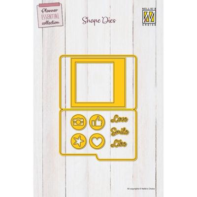 Nellie's Choice • planner essentials cutting dies polaroids & archives 9st.