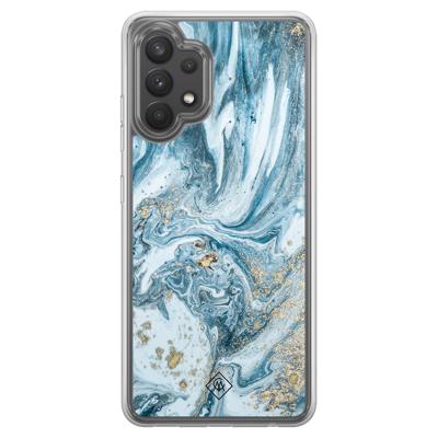 Samsung Galaxy A32 4G hybride hoesje - Marble sea Samsung Galaxy A32 4G hybride hoesje - Marble sea