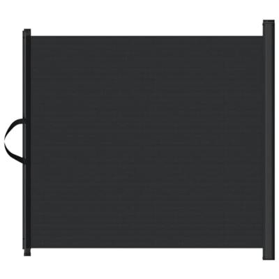 VidaXL Huisdierenhek uittrekbaar 102,5x125 cm zwart - thumbnail