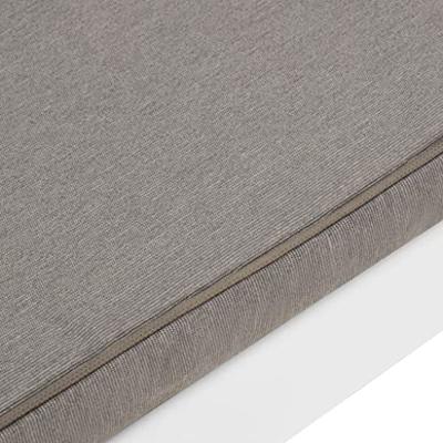 Loungebank met kussen kunststof wit