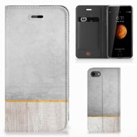 iPhone 7 | 8 | SE (2020) | SE (2022) Book | Wallet Case | Wood Concrete - thumbnail