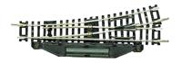N Fleischmann rails (zonder ballastbed) 22261 Wissel, Elektrisch, Links 112.6 mm 15 ° 362.6 mm 1 stuk(s) - thumbnail