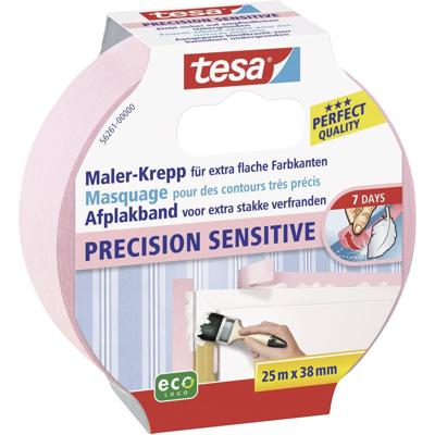 Afplaktape tesa® Professional sensitive 25mx38mm roze Afplaktape tesa® Professional sensitive 25mx38mm roze