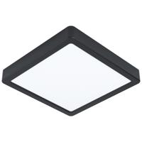 Eglo Vierkante plafondlampFueva 5 21cm - 4000K zwart - 99256 - thumbnail