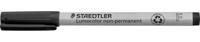 Viltstift staedtler ohp lumo f 316 non perm zwart - thumbnail