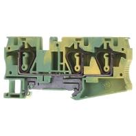 Phoenix Contact 3036482 Doorgangsserieklem 8.2 mm Spanveer Groen, Geel 50 stuk(s)