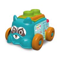 Clementoni baby - clemmy sensory puppy blauw met soft blokken, 5dlg. - thumbnail