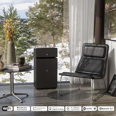 Audio Pro Drumfire II Smart Multiroom Wifi speaker Zwart - thumbnail