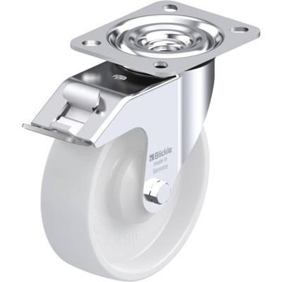 Blickle L-PO 125KA-FI Zwenkwiel met rem Wieldiameter: 125 mm Draagvermogen (max.): 250 kg 1 stuk(s)