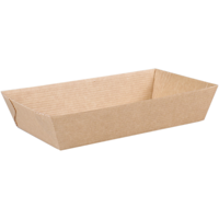 Depa Bak | Ersatzpapier | A14 | Golfpapieren snacklijn | 157x88x35mm | bruin | 385 stuks - thumbnail