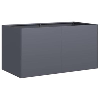 Plantenbak 80x40x40 cm koudgewalst staal antracietkleurig Plantenbak 80x40x40 cm koudgewalst staal antracietkleurig