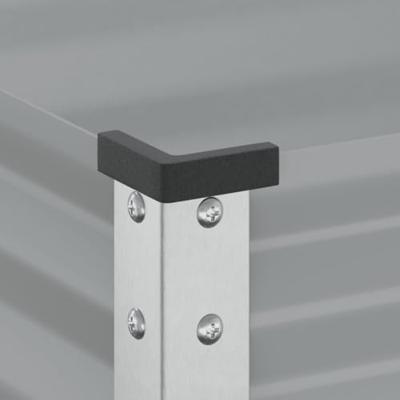 Plantenbak 45x45x88 cm staal grijs Plantenbak 45x45x88 cm staal grijs