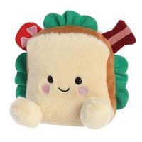 Palm Pals BLT sandwich knuffeltje - 13 cm - thumbnail