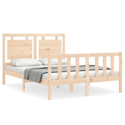 Bedframe zonder matras massief grenenhout 140x190 cm
