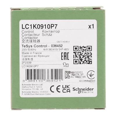 Schneider Electric LC1K0910P7 Contactor 1x NO 440 W 1 stuk(s)