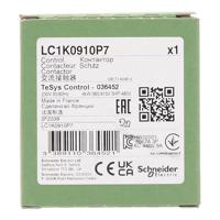 Schneider Electric LC1K0910P7 Contactor 1x NO 440 W 1 stuk(s) - thumbnail
