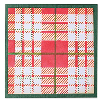 Sizzix • layered stencils tartan 4stuks