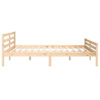 Bedframe massief hout 200x200 cm - thumbnail