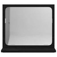 Badkamerspiegel Zwart Eiken 40x10,5x37 cm Bewerkt Hout - thumbnail