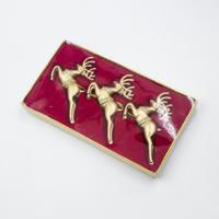 2 PC'S ChristmasGold poeder acryl engel hanger sieraad specificatie: drie elk - thumbnail