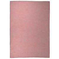 VidaXL Buitenkleed platgeweven 160x230 cm rood - thumbnail