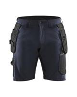 Blåkläder Short 4-weg stretch 15201645 | Donker marineblauw/Zwart | Maat 56 - 7330509826331 - thumbnail