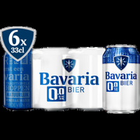 Bavaria Pils 0.0% Alcoholvrij Blik 6 x 330ML bij Jumbo - thumbnail