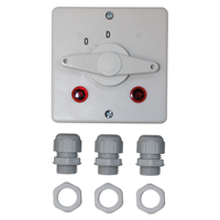 Merkloos Douchetrekschakelaar 2-voudig - thumbnail