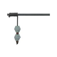 Trixie Kattenspeelgoed Speelhengel Met Halter Citystyle Vilt/Hout 40 CM - thumbnail