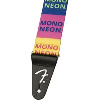 Fender MonoNeon Logo Strap Multi-Color gitaarband - thumbnail