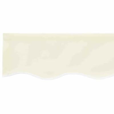 VidaXL Vervangingsdoek voor zonnescherm crème 330 x 195 cm polyester
