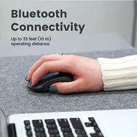 Perixx PERIMICE-802 Iron Muis Bluetooth Grijs 1000 dpi - thumbnail