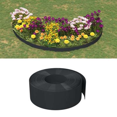 VidaXL Tuinranden 4 st 10 m 20 cm polyetheen zwart VidaXL Tuinranden 4 st 10 m 20 cm polyetheen zwart