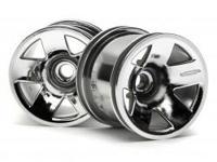Type f5 truck wheel (front/chrome) - thumbnail
