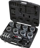 KS Tools 700.1800 Set druk- en trekhulzen, in kunststof koffer, 22-delig - thumbnail