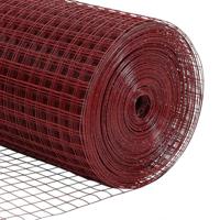 Gelaste draadhek Rood 1.5 x 25 m Staal - thumbnail