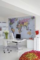 Komar Home; Komar Colours Fotobehang World Map - 4-050 - thumbnail