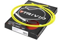 Trivio - Fietskabel Compleet Derailleur Kabelkit RVS Neon Geel - thumbnail