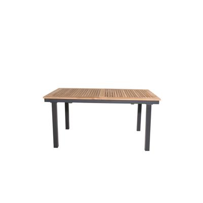 Nohr Uitschuifbare Tuintafel 'Taysha' Teakhout, 152/210 x 90cm, kleur Zwart