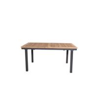 Nohr Uitschuifbare Tuintafel 'Taysha' Teakhout, 152/210 x 90cm, kleur Zwart - thumbnail