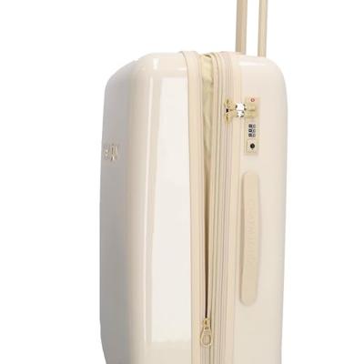 Charm London Capetown Hardcase Kofferset - Middenmaat - Handbagage-Beige