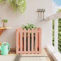 VidaXL Plantenbak met hekontwerp 70x70x70 cm massief douglashout - thumbnail